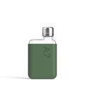 Memobottle A7 Silicone Sleeve│Moss Green│foto voorkant met fles en witte achtergrond