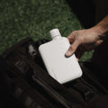 Memobottle Stainless Staal A6 Wit│Drinkfles│foto met tas