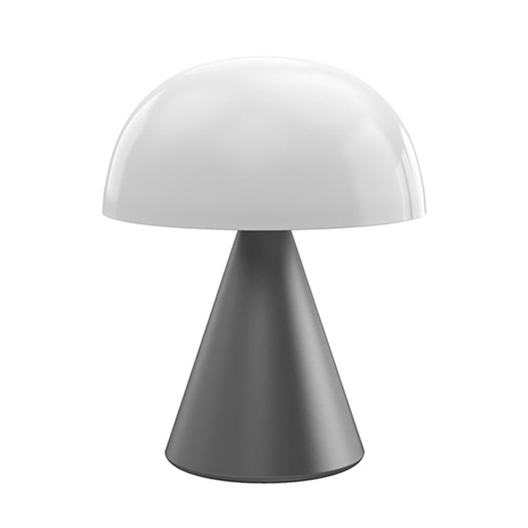 Lexon Mina Large Oplaadbare Tafellamp Gun Metal│art. LH65MX│vooraanzicht met witte achtergrond