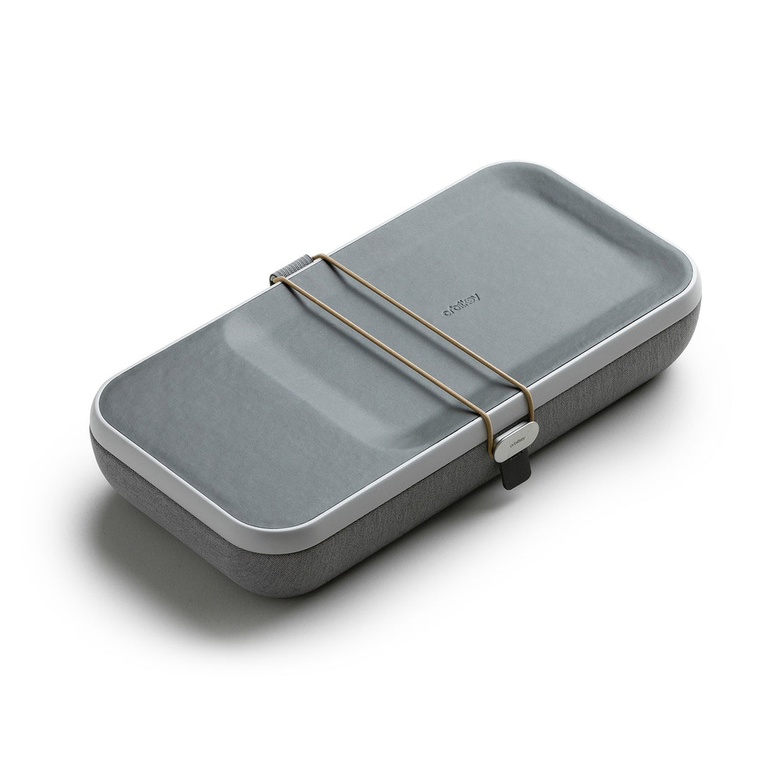 Orbitkey Nest Portable Organizer│Ash Grey│foto gesloten schuin