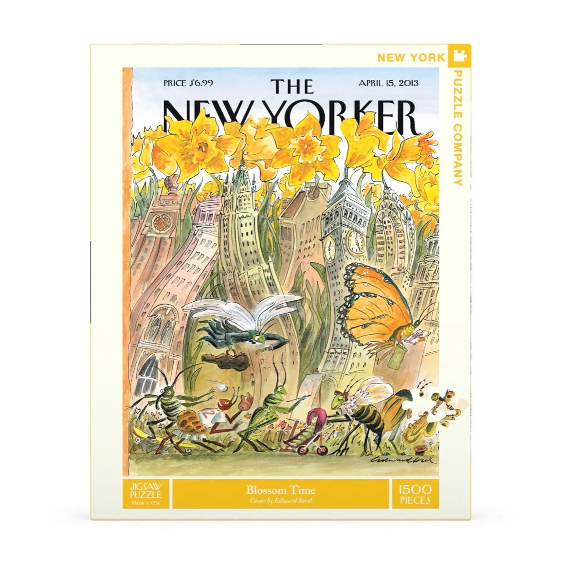 Puzzel Blossom Time│the New Yorker│New York Puzzle Company│art. NPZNY2252│voorkant verpakking