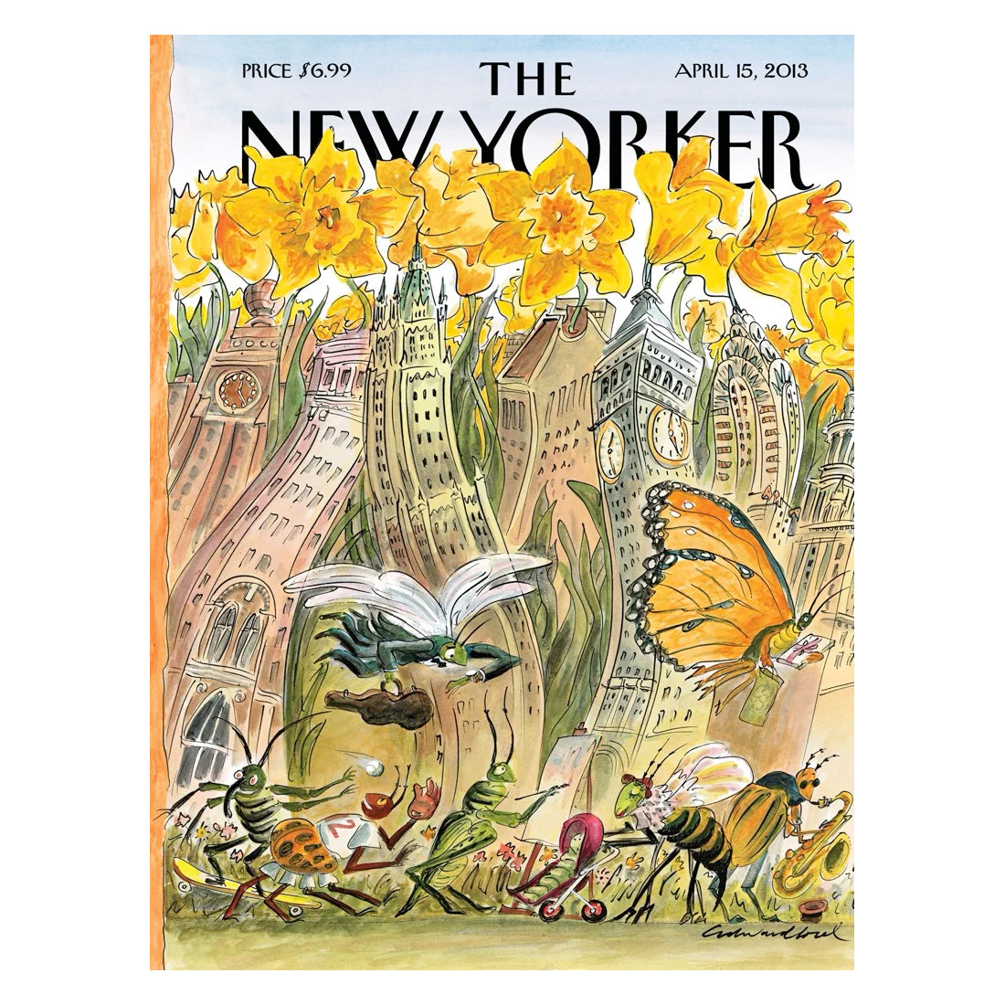 Puzzel Blossom Time│the New Yorker│New York Puzzle Company│art. NPZNY2252│afbeelding illustratie