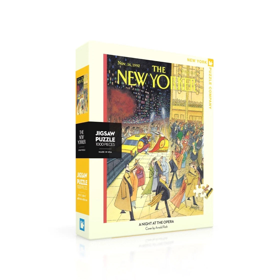 Puzzel The New Yorker│A Night at the opera 1000 stuks│New York Puzzle Company│art. NPZNY1956│verpakking met schaduw