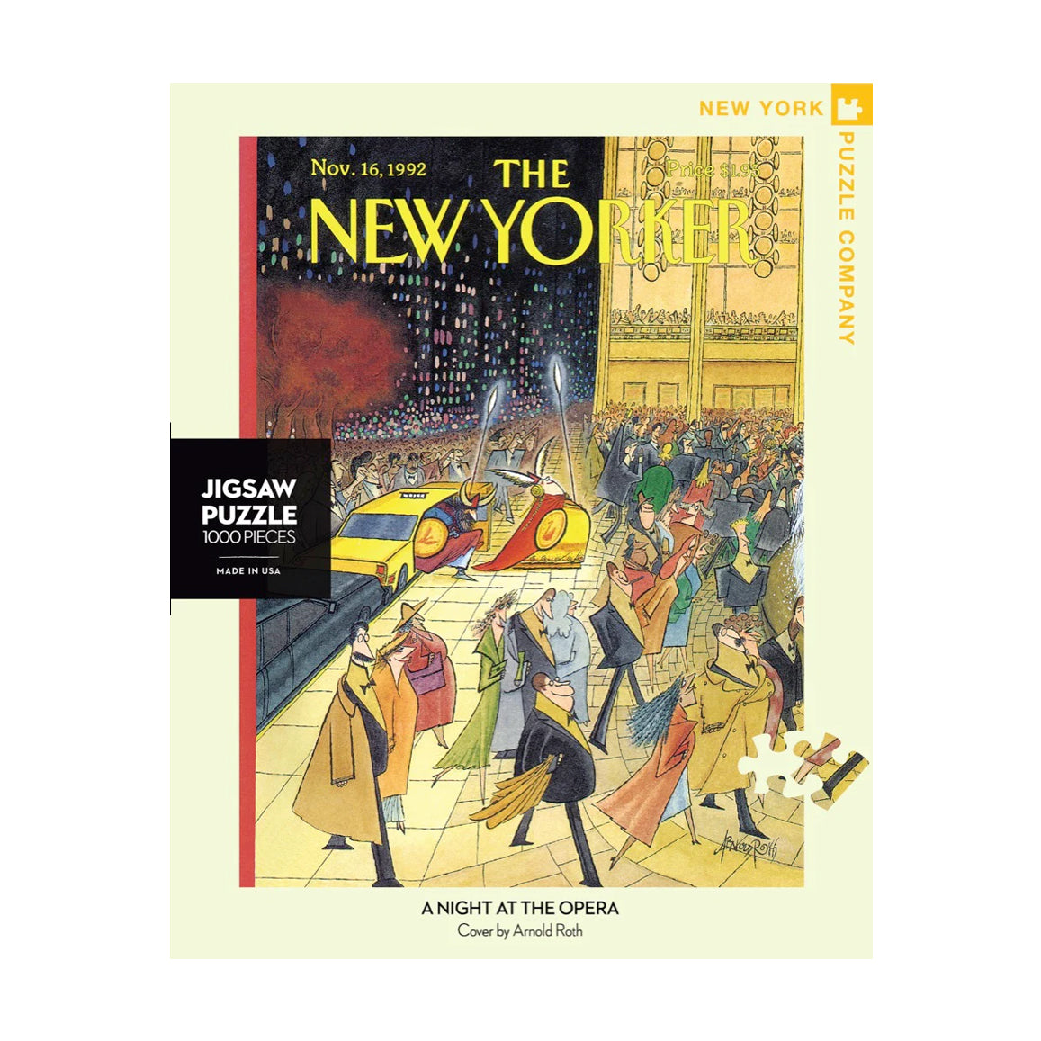 Puzzel The New Yorker│A Night at the opera 1000 stuks│New York Puzzle Company│art. NPZNY1956│voorkant verpakking
