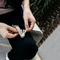 Key Organizer Orbitkey│Cactus Vegan Desert Sand│CCLO-2-DSDS│sleutelhanger leer geopend in hand