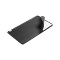 Orbitkey Desk Mat Medium│Black│Bureau-Organizer│art. DKMT-MD1-BKBK│met hoek omhoog gevouwen en papaier tussen lagen