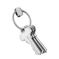 Orbitkey Ring V2 Silver│Sleutelhanger zilver│PRN2-SLV-102│sleutelring gesloten met sleutels