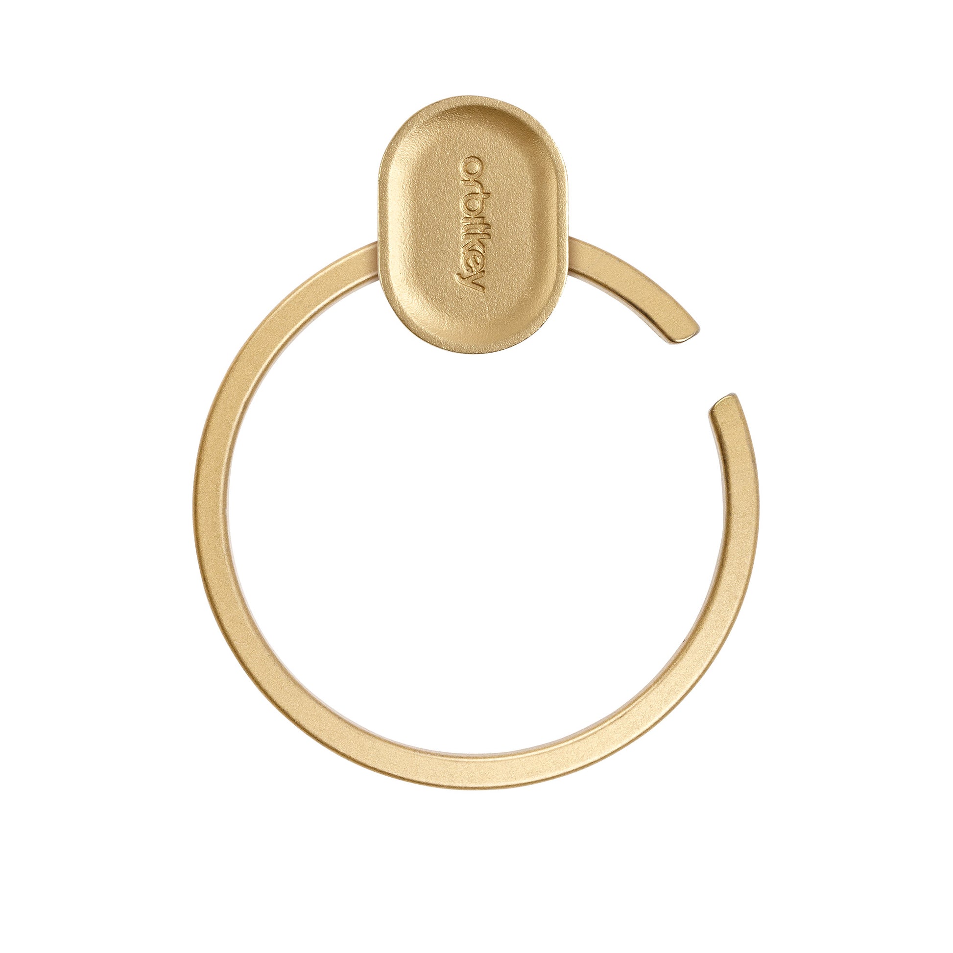Orbitkey Ring V2 Yellow Gold│Sleutelhanger goud│PRN2-YGD-102│sleutelring geopend zonder sleutels