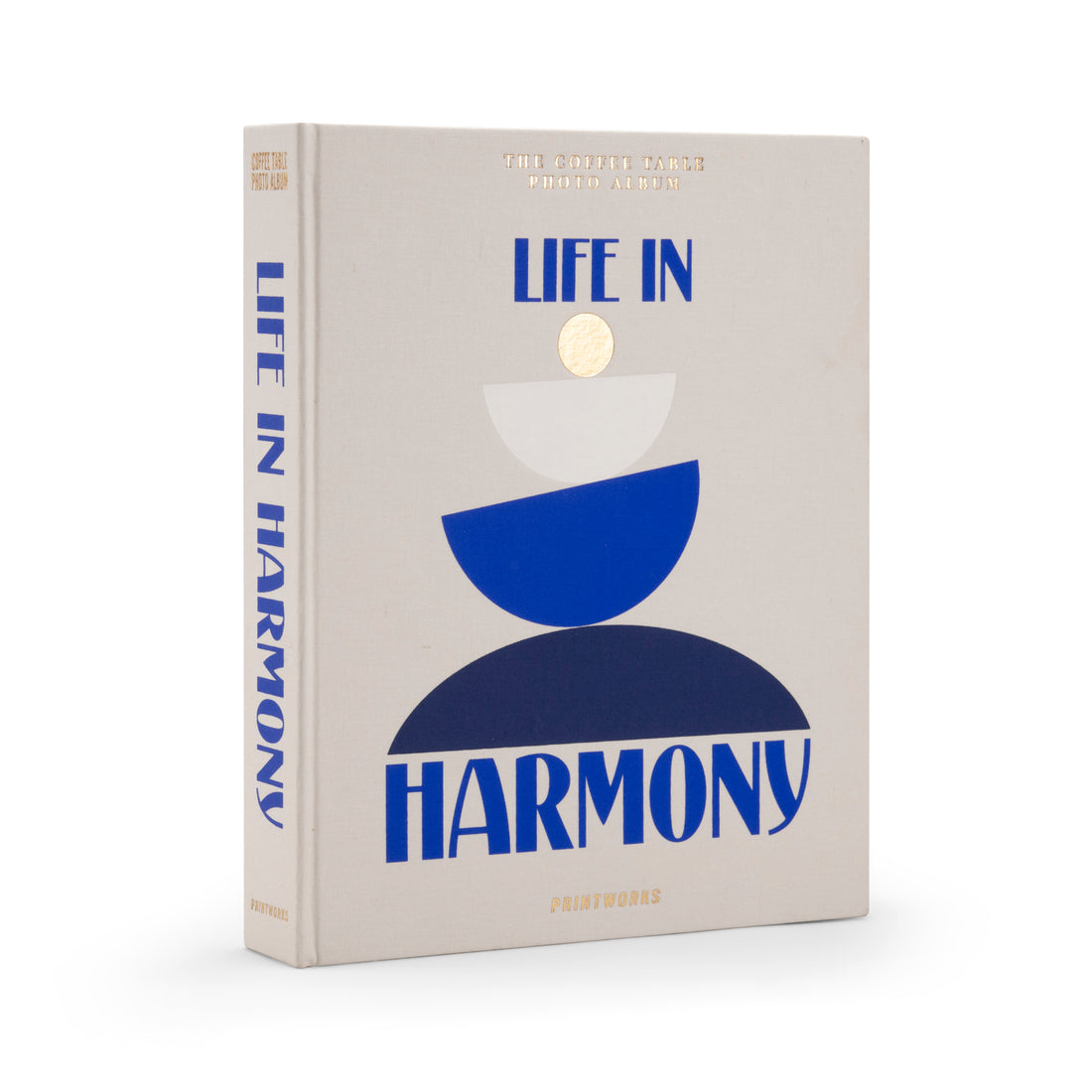 Fotoalbum Life in Harmony│Printworks│Photo Album│art. PW00555│voorkant met witte achtergrond