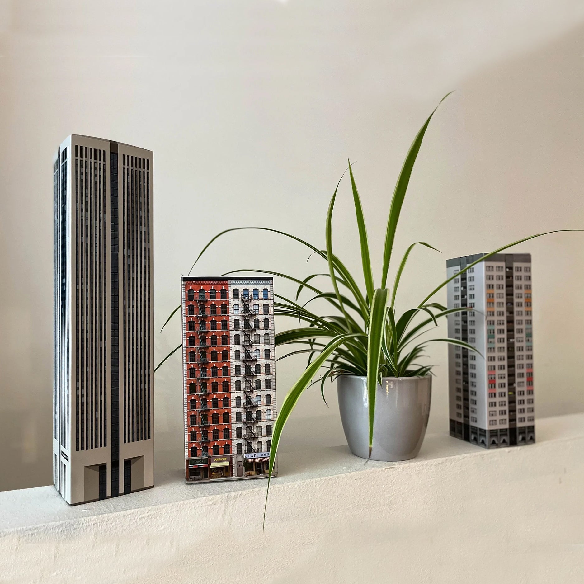 Memoblok Paperscraper Townhouse Soho│Nottitieblok│groep lifestyle met plant