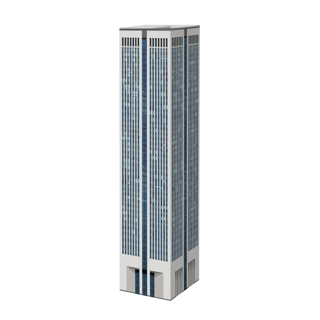 Memoblok Paperscraper Skyscraper Downtown│Notitieblok│foto voorkant schuin