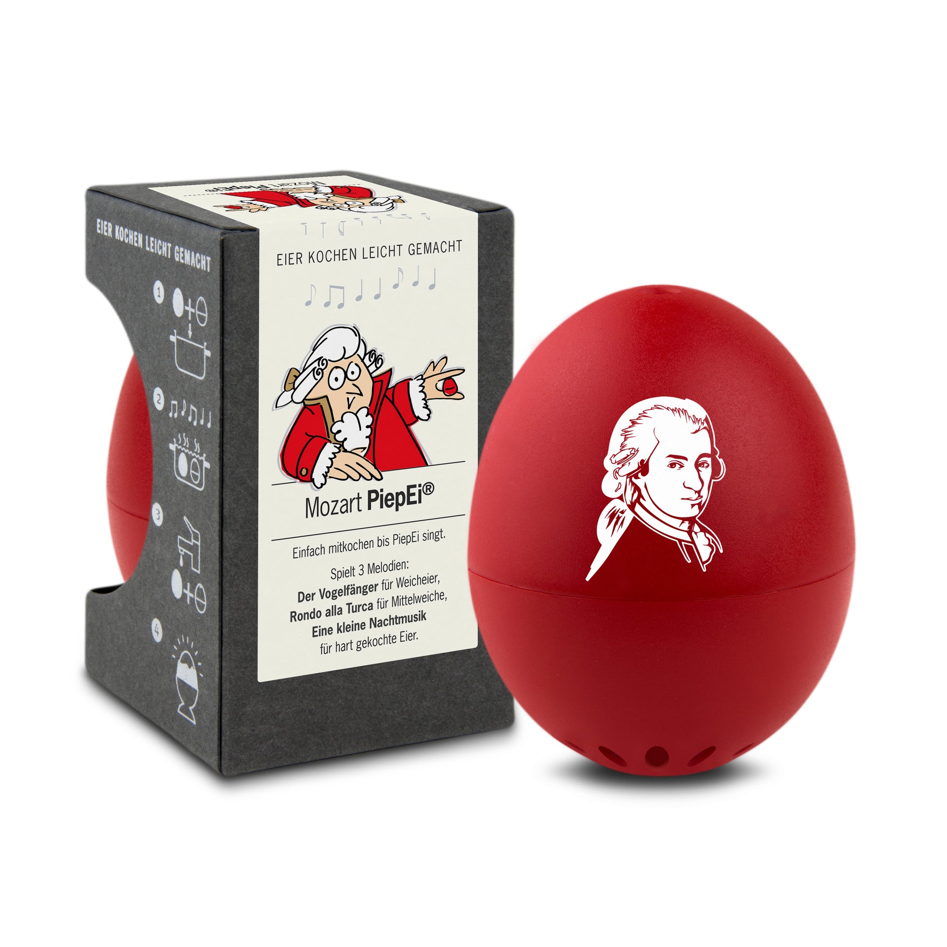 Piepei Mozart Brainstream│Eierwekker met melodie│art. A005915│voorkant met verpakking
