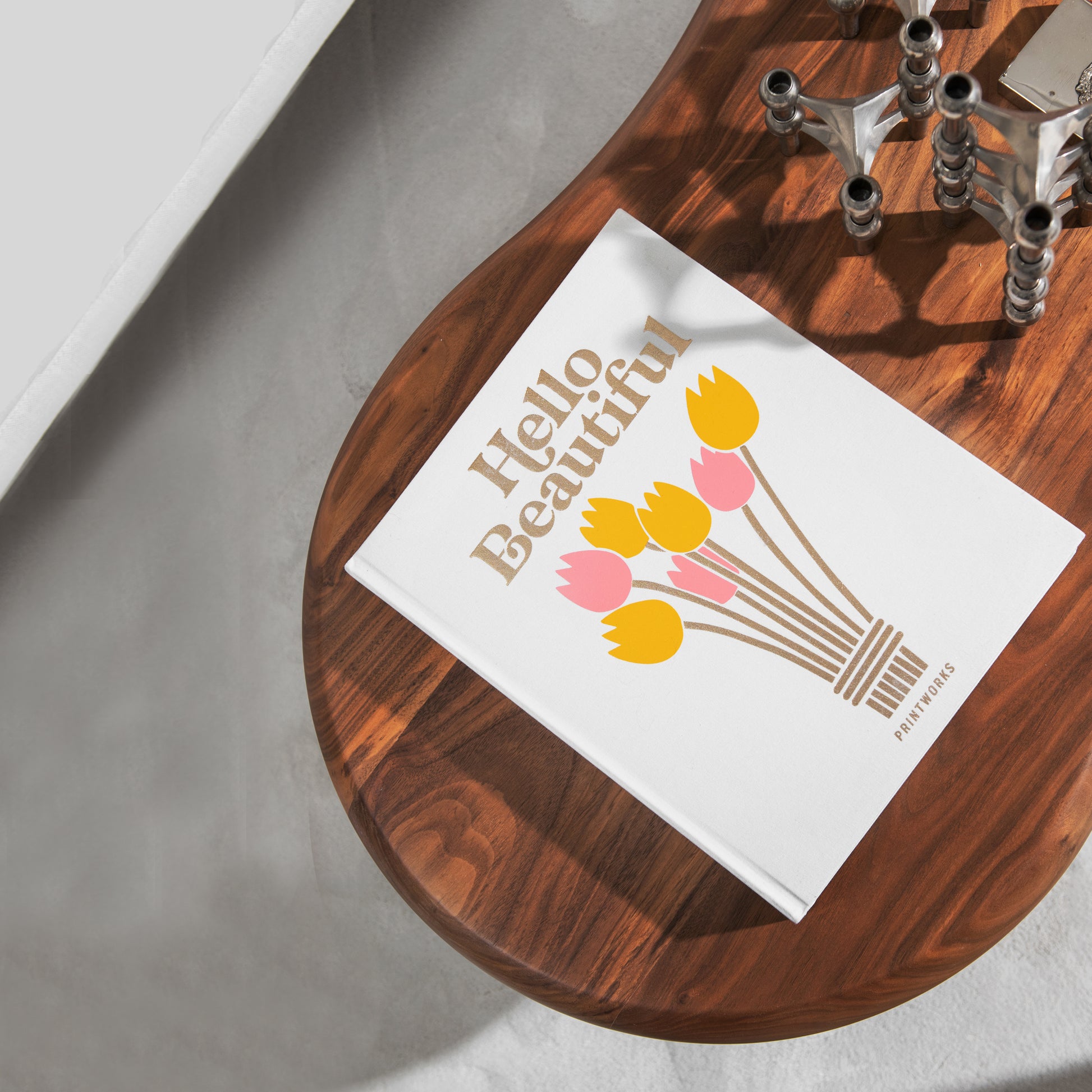 Fotoalbum Hello Beautiful│Printworks│Photo Album│art. PW00516│op houten salontafel