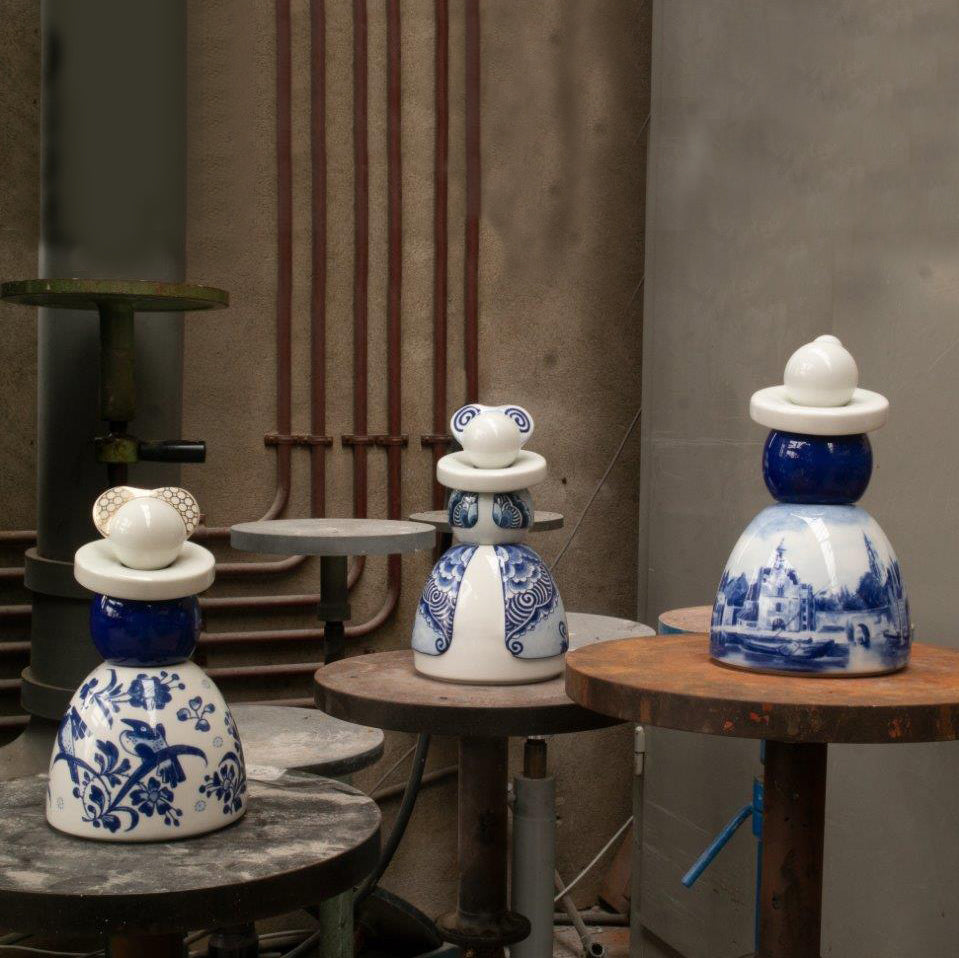 Proud Mary Gezicht op Delft│Royal Delft│Porceleyne Fles│art. 46608000│voorkant met witte achtergrond