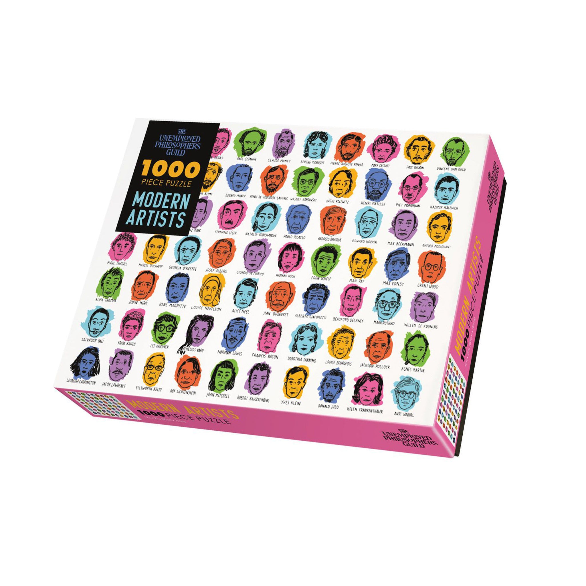 Puzzel Modern Artists│The Unemployed Philosophers Guild 100 stukjes│art. #5663│verpakking met witte achtergrond