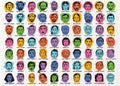 Puzzel Modern Artists│The Unemployed Philosophers Guild 100 stukjes│art. #5663│afbeelding puzzel zonder rand
