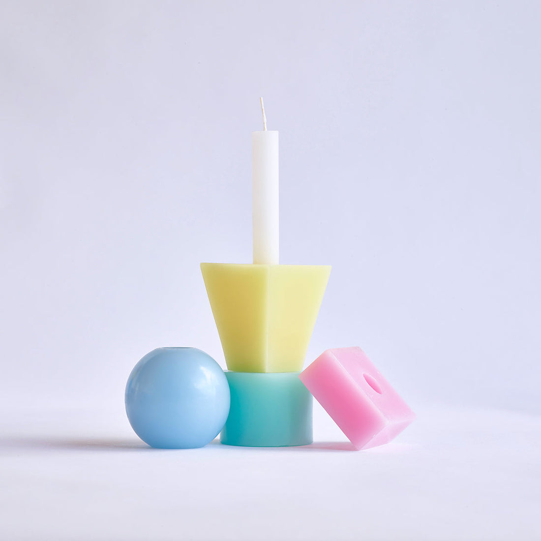 RE-OR Candle Percy Pastel│BCXSY│foto voorkant met witte achtergrond