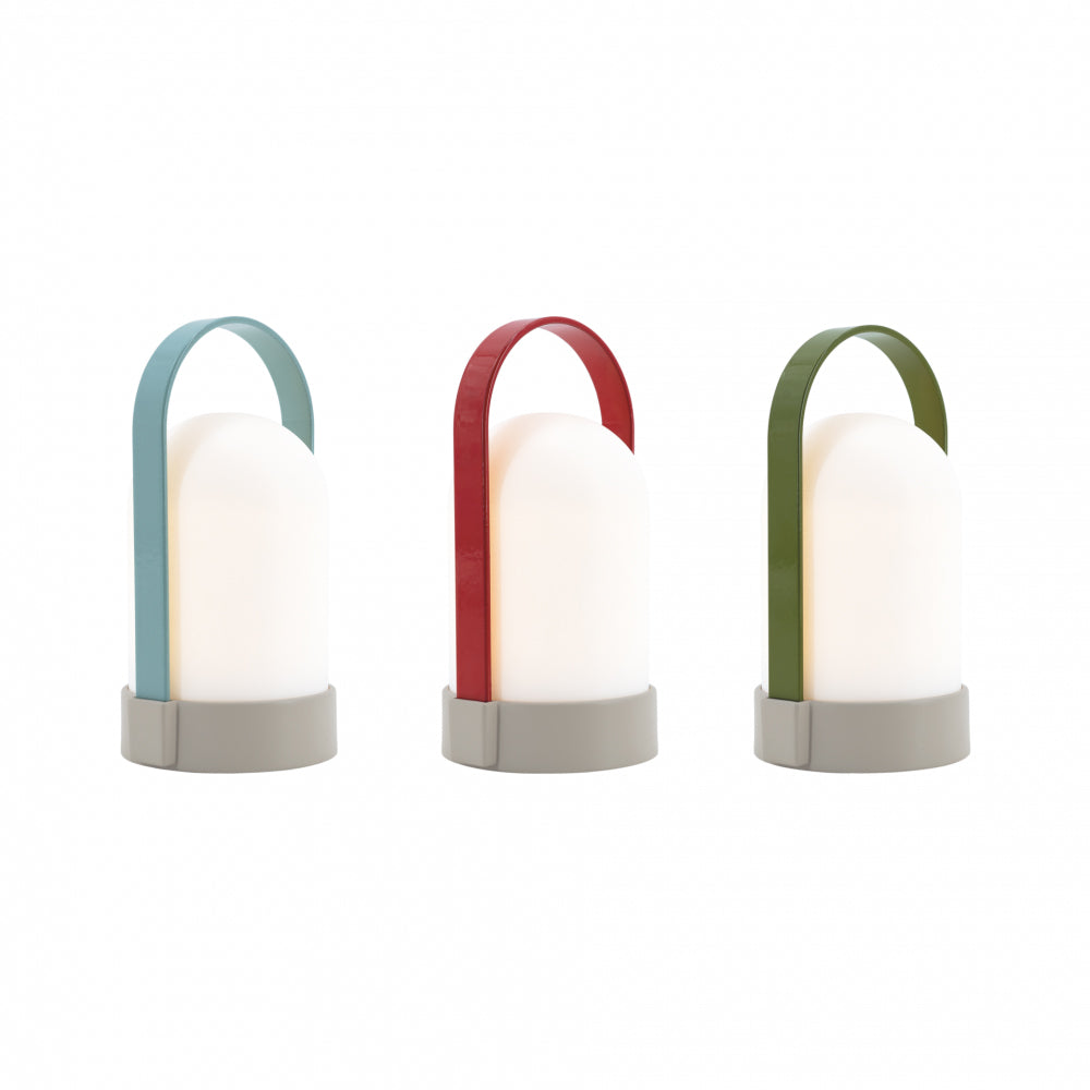 Little Uri Oplaadbare Buitenlamp│Set van 3│Remember│art. Lu 30│voorkant schuin met witte achtergrond