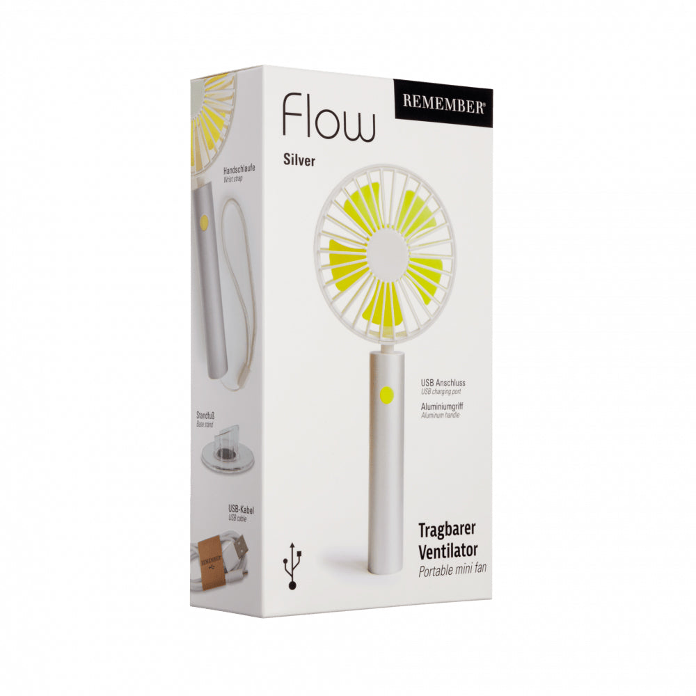Ventilator Fan Flow Silver│Remember│verpakking