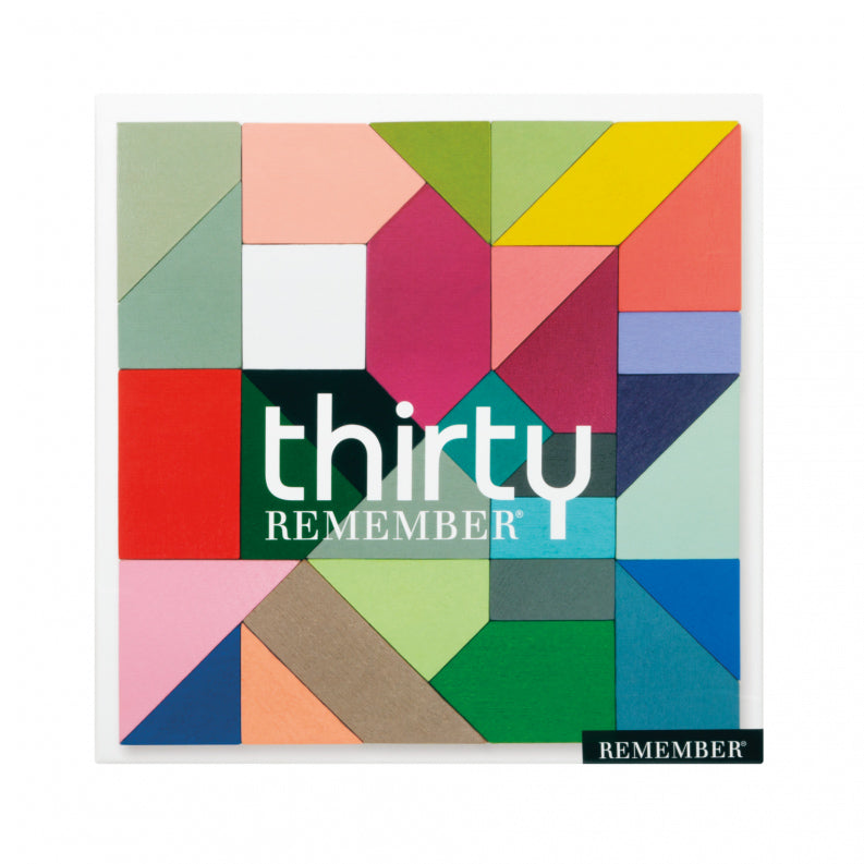 Thirty Houten Puzzel│Remember│art. BR2│verpakking 
