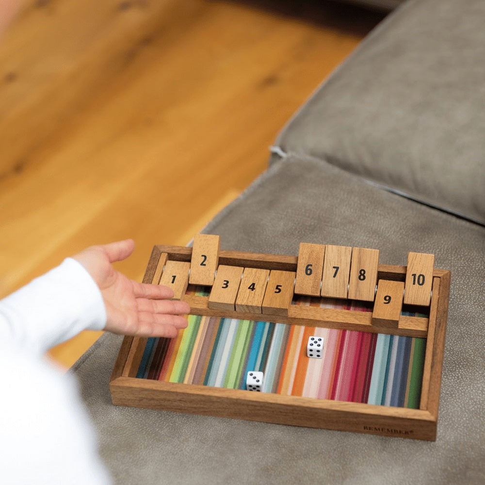 Shut the Box Houten Bordspel│Remember│foto op bank