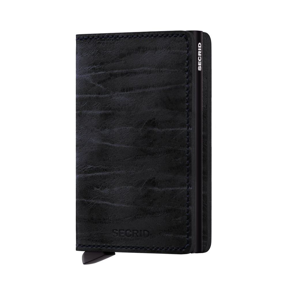 Secrid Slimwallet Dutch Martin│art. SDM-NIGHTBLUE│Pasjeshouder│voorkant met witte achtergrond