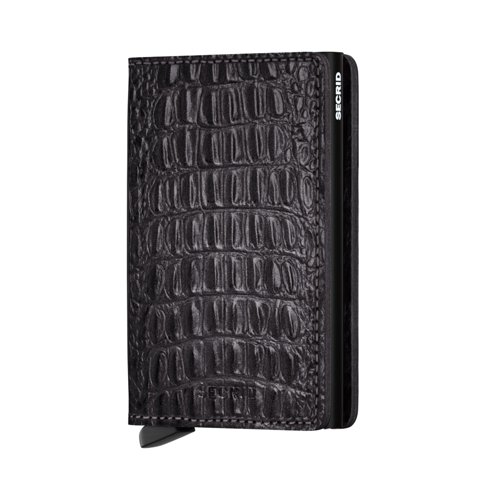 Secrid Slimwallet Nile│art. SN-BLACK│Pasjeshouder│voorkant met witte achtergrond