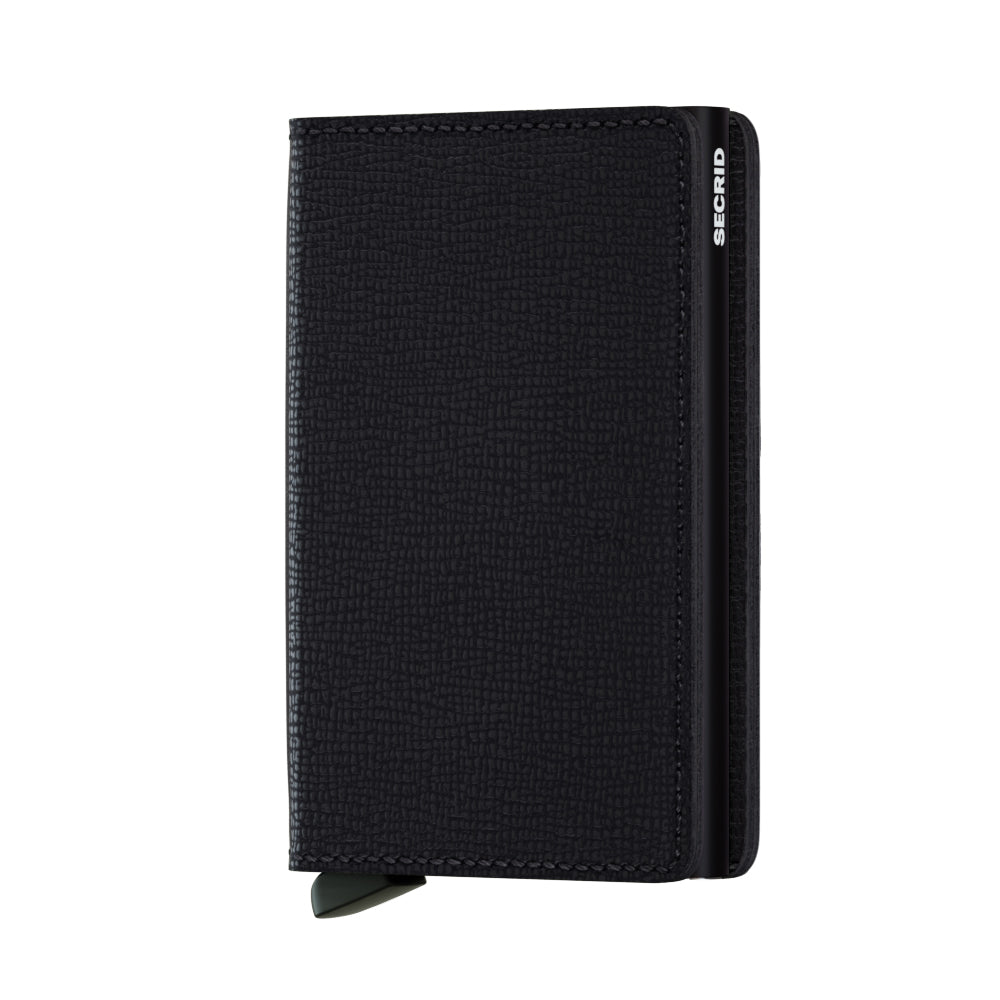 Secrid Slimwallet Crisple│art. SC-BLACK│Pasjeshouder│voorkant met witte achtergrond
