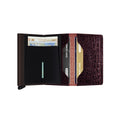 Secrid Slimwallet Nile│art. SN-BROWN│Pasjeshouder│geopend met contant geld