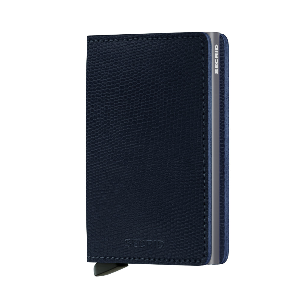 Secrid Slimwallet Rango│art. SRA-BLUE-TITANIUM│Pasjeshouder│voorkant met witte achtergrond