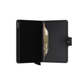 Secrid Miniwallet Carbon│Pasjeshouder│art. MCa-BLACK│half open