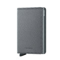 Secrid Slimwallet Carbon│art. SCA-COOLGREY│pasjeshouder│voorkant met witte achtergrond