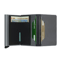 Secrid Slimwallet Carbon│art. SCA-COOLGREY│pasjeshouder│open met contant geld