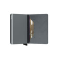 Secrid Slimwallet Carbon│art. SCA-COOLGREY│pasjeshouder en portemonnee│half open