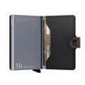 Secrid Miniwallet Art Collection Meisje met de parel│art. MAR-PEARL EARRING│Vermeer│ half open