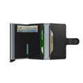 Secrid Miniwallet Art Collection Meisje met de parel│art. MAR-PEARL EARRING│Vermeer│geopend met contant geld