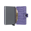 Secrid Miniwallet Cleo│art. MCL-LAVENDER│Pasjeshouder en Portemonnee│half open