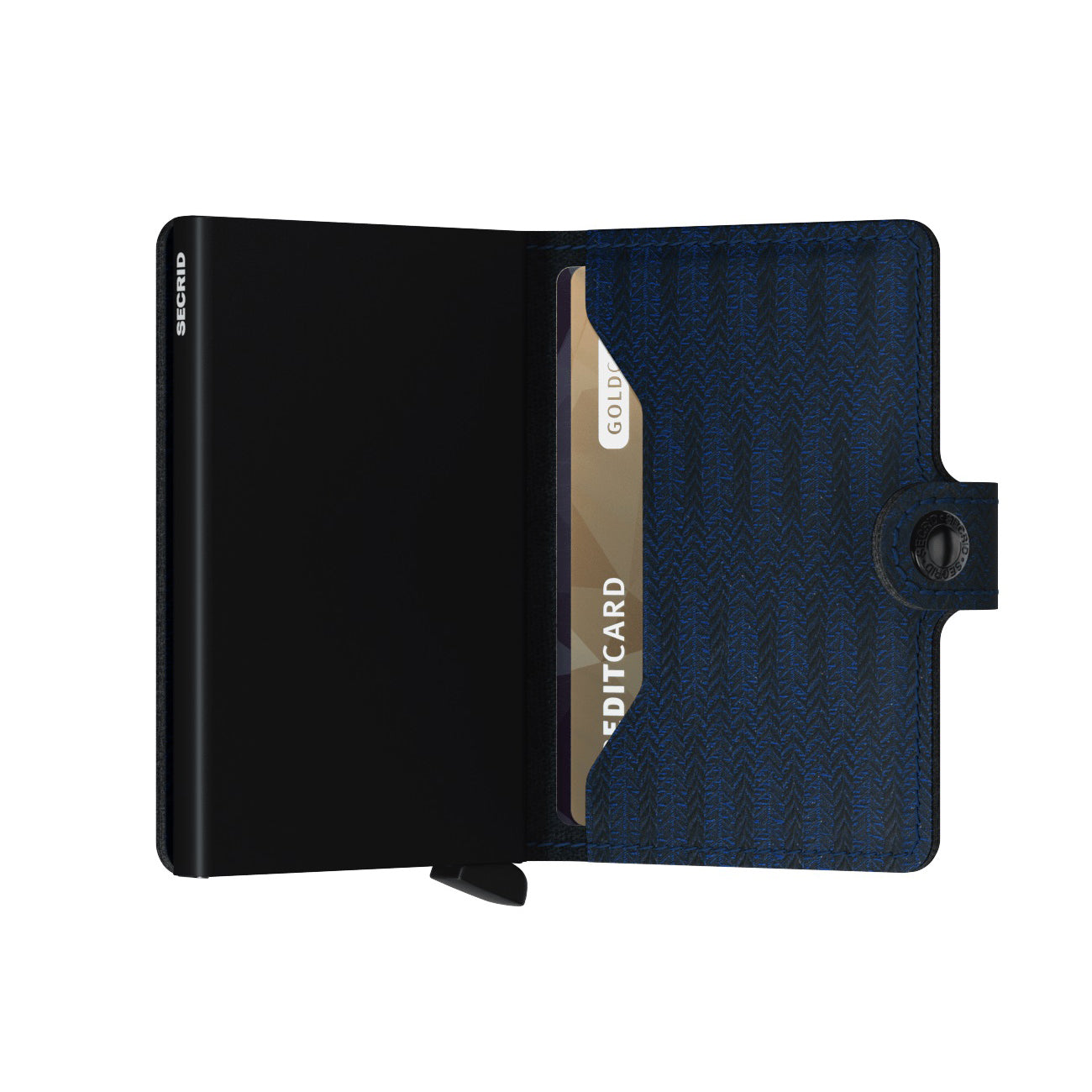 Secrid Miniwallet Dash│pasjeshouder en Portemonnee│ art. MDA-NAVY│half open
