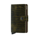 Secrid Miniwallet Dutch Martin│art.MDM-OLIVE│Pasjeshouder│voorkant met witte achtergrond