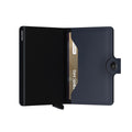 Secrid Miniwallet Matte│art. MM-NIGHTBLUE│Pasjeshouder en Portemonnee│half open