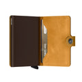 Secrid Miniwallet Vintage│Pasjeshouder│art. MV-OCHRE│half open