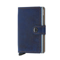 Secrid Miniwallet Indigo│art. MIN-5TITANIUM│Pasjeshouder│voorkant met witte achtergrond