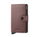 Secrid Miniwallet Matte│Pasjeshouder en Portemonnee│art. MM-ROSE│voorkant met witte achtergrondfoto front