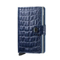 Secrid Miniwallet Nile│art. MN-BLUE│Pasjeshouder│voorkant met witte achtergrond