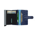 Secrid Miniwallet Nile│art. MN-BLUE│Pasjeshouder│geopend met contant geld