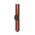 Secrid Miniwallet Optical│art. MOP-BROWN-ORANGE │Pasjeshouder en Portemonnee│zijkant