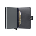 Secrid Miniwallet Original Grijs│Pasjeshouder en Portemonnee│art. M-GREY│half open
