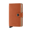 Secrid Miniwallet Veg│art. MVG-CARAMELLO-SAND│Pasjeshouder│voorkant met witte achtergrond
