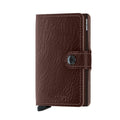 Secrid Miniwallet Veg│art. MVG-ESPRESSO-BROWN││Pasjeshouder│voorkant met witte achtergrond