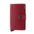 Secrid Miniwallet Veg│art. MVG-ROSSO-BORDEAUX│Pasjeshouder│voorkant met witte achtergrond